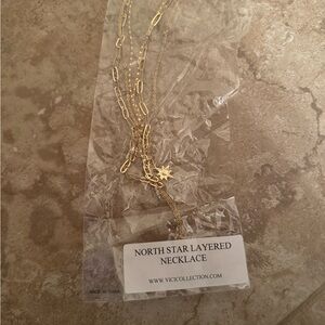 NEW WITH TAGS: Vici Gold North Star Layered Necklace